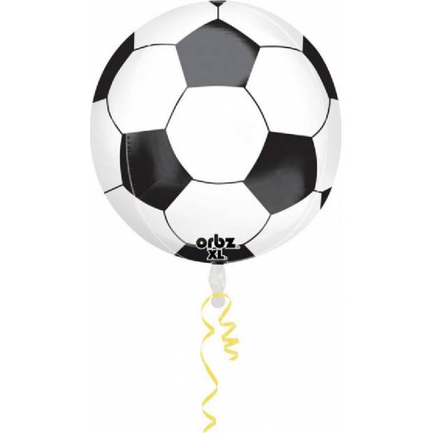 Fóliový balónik futbalová lopta 38 x 40 cm