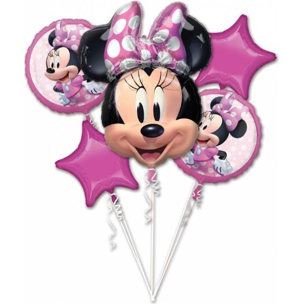 Fóliový balónik 5 ks Minnie