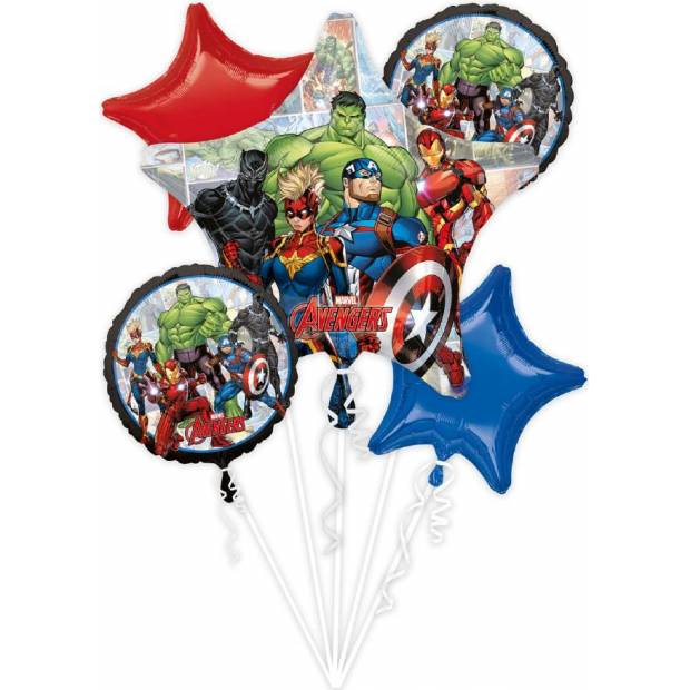 Fóliové balóniky súprava 5 ks Avengers