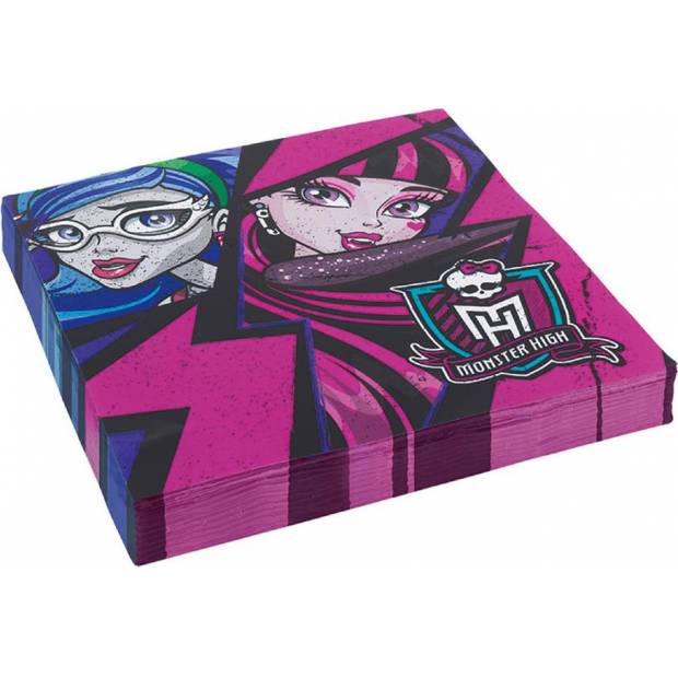 Servítky Monster High 20 ks 33 x 33 cm