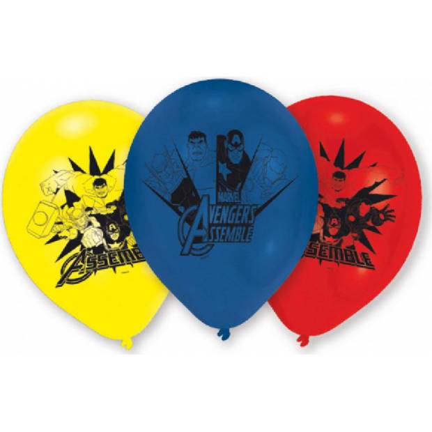 Latexový balónik Avengers 6 ks 22,8 cm