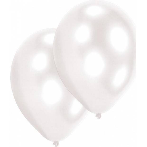 Latexové balóniky biele 10 ks 27,5 cm