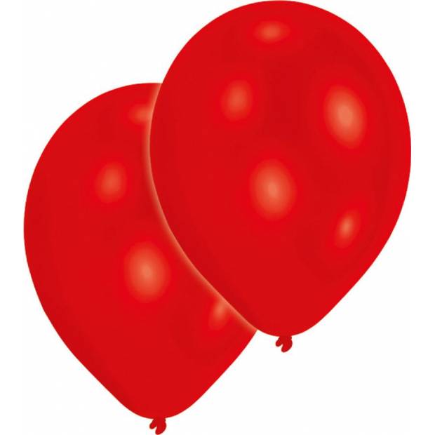 Latexové balóniky červené 10 ks 27,5 cm