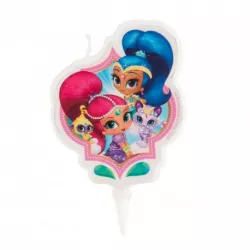 Sviečka na tortu Shimmer and Shine 7 cm