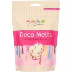 Snadno rozpustná poleva v peckách 250 g bílá