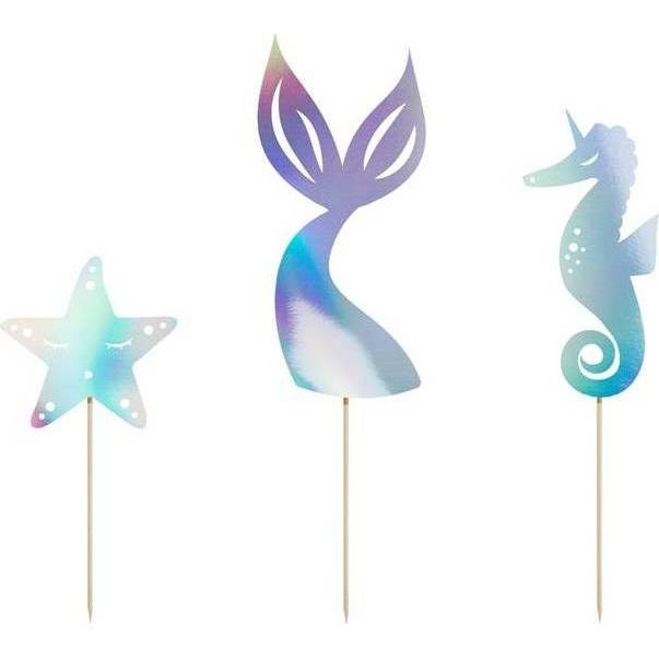 PartyDeco zapichovacia dekorácia na tortu Morská panna KPT47-017 dortis
