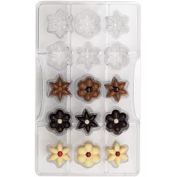 Forma na čokoládu kvetinky