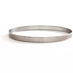 Nerezová forma na pečenie kruh 20x3,5 cm Microforata perforovaná