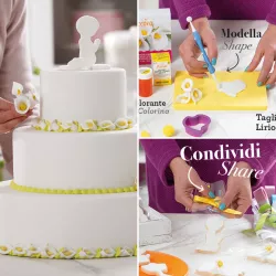 Pena podložka na modelovanie kvetov a listov 2ks