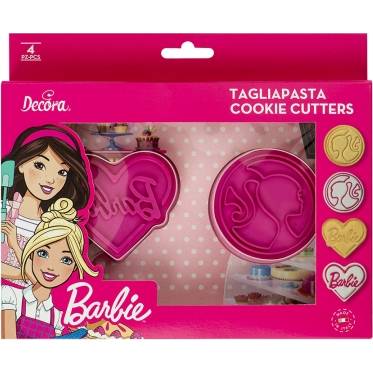 Súprava vykrajovačiek Barbie 2 ks 6 cm