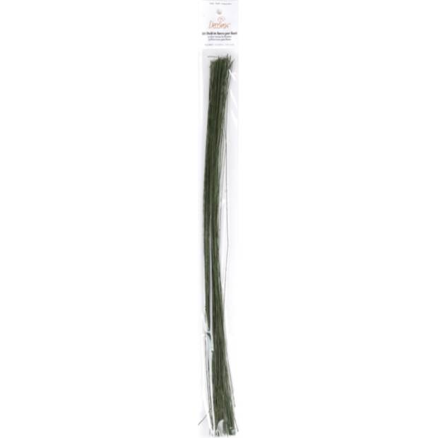Kvetinové drôtiky zelené hrubé 50 ks 40 cm