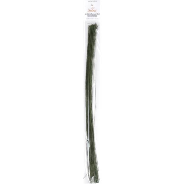 Kvetinové drôtiky zelené hrubé 50 ks 40 cm
