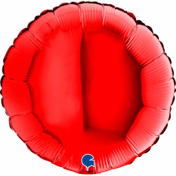 Nafukovací balónik okrúhly 46 cm červený