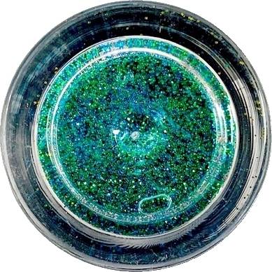 Dekoratívna prachová glitrová farba Sugarcity (10 ml) Peacock Glitter 5799 dortis