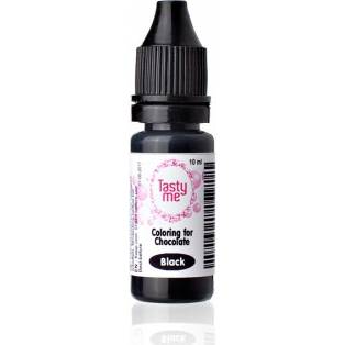 Tekutá farba do čokolády Tasty Me (10 ml) Black 5837 dortis