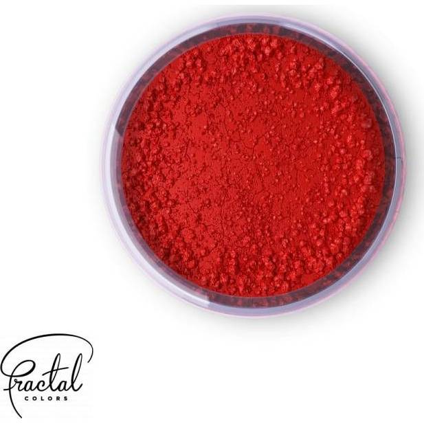Jedlá prachová farba Fractal – Burning Red (1,5 g) 6130 dortis