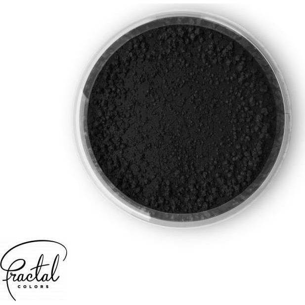 Jedlá prachová farba Fractal – Black (1,5 g) 6161 dortis