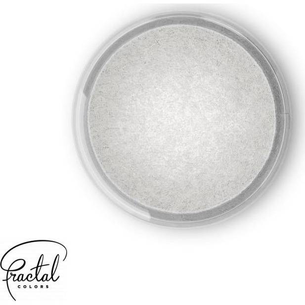 Dekoračná prášková perleťová farba Fractal - Perleťovo biela (3,5 g)