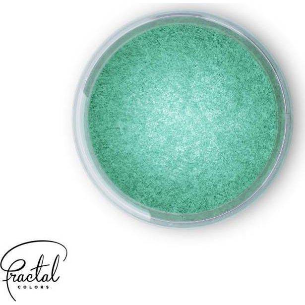 Dekoračná prášková perleťová farba Fractal - Aurora Green (2 g)