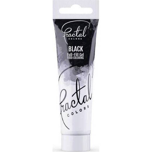 Gélová farba Fractal – Black (30 g) 6200 dortis