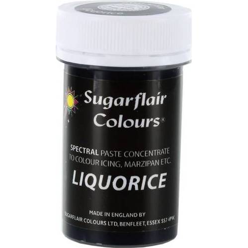 Gélová farba Sugarflair (25 g) New Liquorice 855 dortis