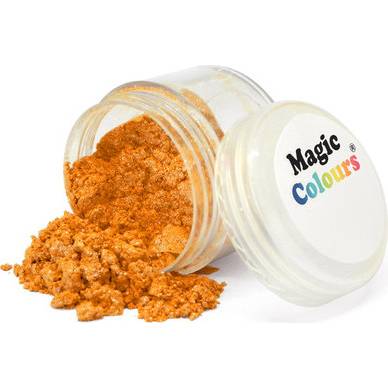 Jedlá prachová perleťová farba Magic Colours (8 ml) Orange Blast LDRNG dortis