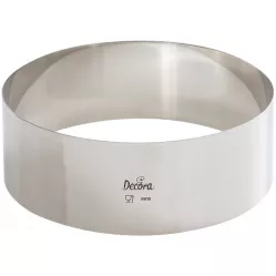 Dortový kruh nerezový okrúhly 20x6 cm