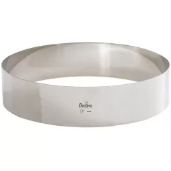 Dortový kruh nerezový okrúhly 30x6cm