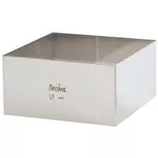 Dortový prsten špeciálne nerezový štvoruholník 28x28x6 cm