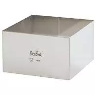 Dortový prstenec nerezový štvorcový 24x24x6 cm