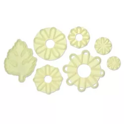 Sada vykrajovačov 7 ks - Chrysanthemum