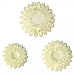 Sada vykrajovačov 3 ks na okvetné lístky gerbery