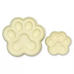 Plastová forma psí tlapka 2 ks