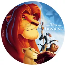 Jedlý papier Lví kráľ 20 cm