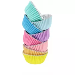 Košíčky na cupcake farebné 100 ks