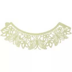 Ozdobný límec na cupcaky 12ks motýľ