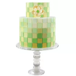 Sada 3 vykrajovačov Geometric – štvorec 20,5 × 10 cm