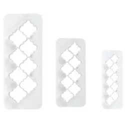 Vykrajovačka 3 ks Geometric