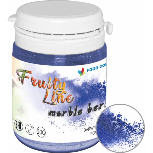 Prírodná prášková farba Food Colours FruityLine (20 g) Marble Berry WS-PN-056 dortis