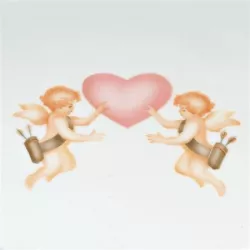 Stencil pre airbrush anjelov a srdce