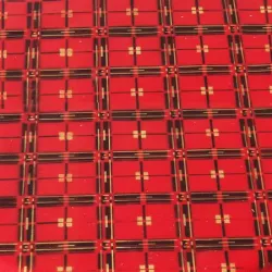 Stencil pre airbrush Tartan