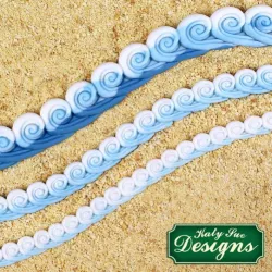 Silikónová forma na lem morského vlnitého lemování