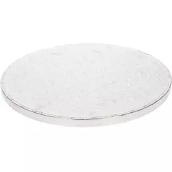 Dortová podložka strieborná 25 cm x 1,2 cm