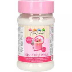 Stekajúca poleva biela 375 g glazúra