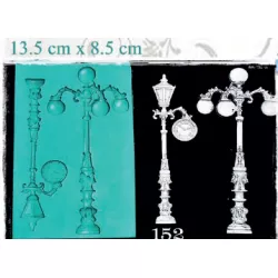 Silikónová forma poulianskej lampy stará