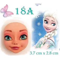 Silikónová forma tváre Elsa z Frozen