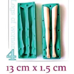 Silikónová forma nohy ženy