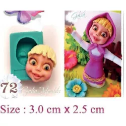 Silikónová forma tváre Máša