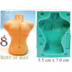 Silikónová forma telo muža