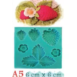 Silicónová forma jahody